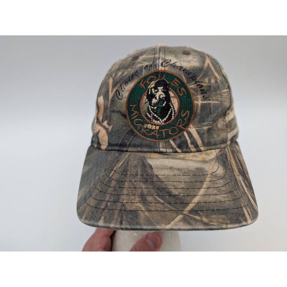 Foiles Migrators Strait Meat Camo Advantage Max-4 HD Snapback Cap America Hat